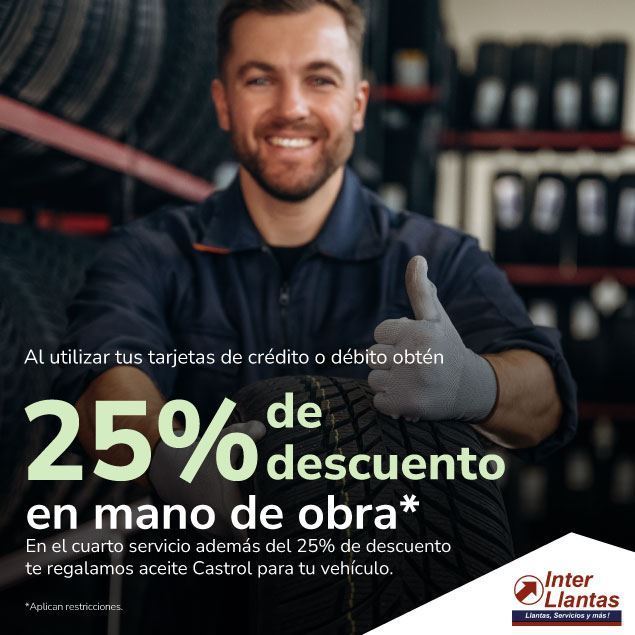 Foto de 25% de descuento en Interllantas