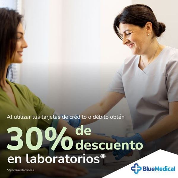 Foto de 30% de descuento en laboratorios en Blue Medical