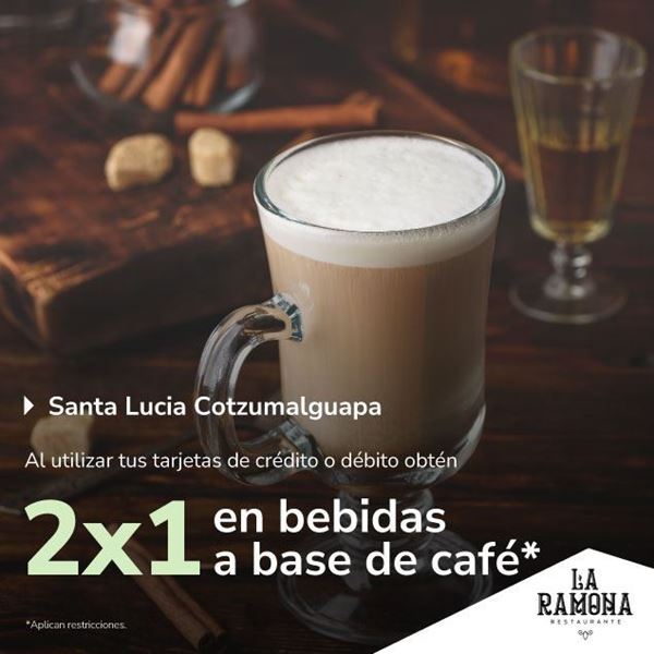 Foto de 2x1 en toda bebida a base de café en La Ramona