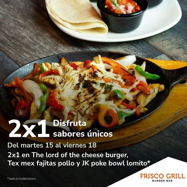 Foto de 2x1 en Frisco Grill.