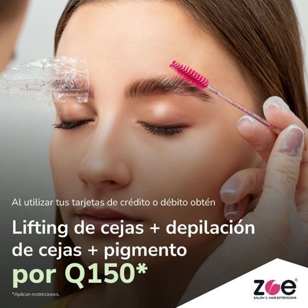 Foto de Lifting de cejas + depilación de cejas + pigmento por Q150 en ZOE.