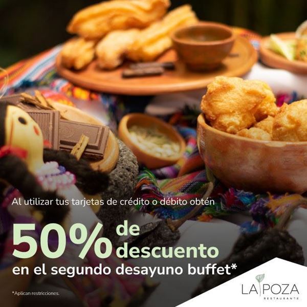 Foto de 50% de descuento en el segundo desayuno Buffet en LA POZA.
