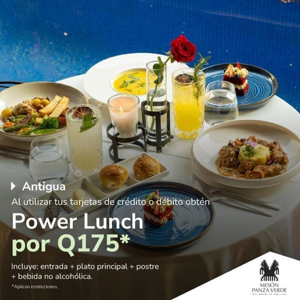 Foto de Restaurante Panza Verde menú Power Lunch Experiencia Completa por Q175.