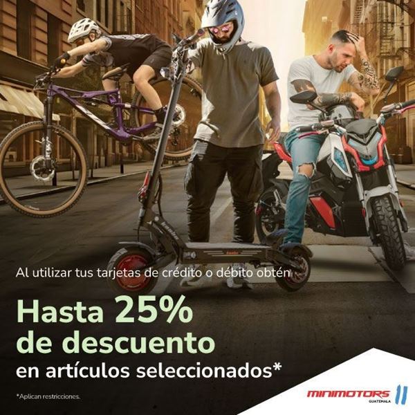 Foto de Hasta 25% de descuento en artículos seleccionados en MINIMOTORS.