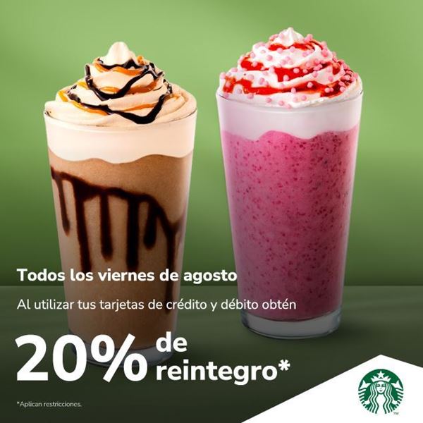 Foto de 20% de reintegro en Starbucks