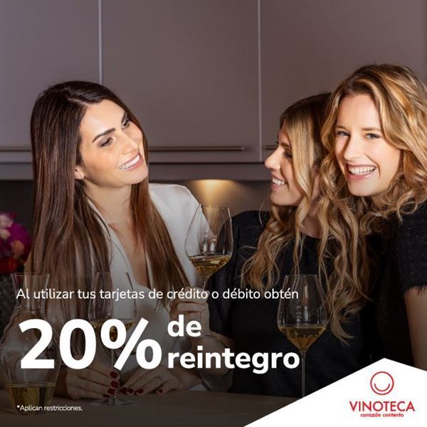 Foto de 20% de reintegro en la Vinoteca