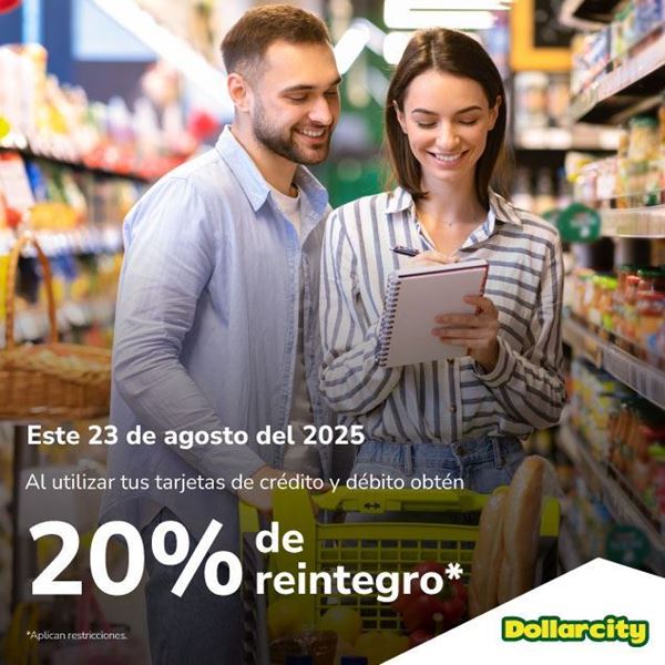Foto de 20% de reintegro en Dollarcity