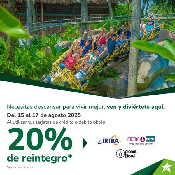 Foto de 20% de reintegro en Irtra, Metro Bowl y Planet Bowl