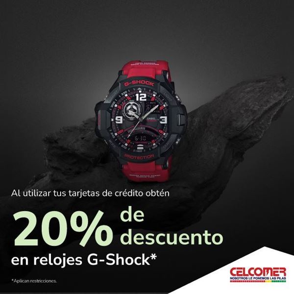 Foto de En Celcomer 20% de descuento en relojes G-Shock