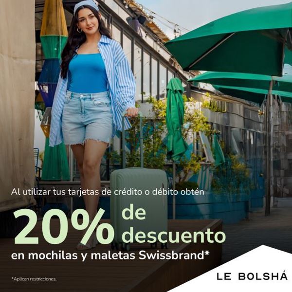 Foto de 20% de descuento en mochilas y maletas en LE BOLSHÁ