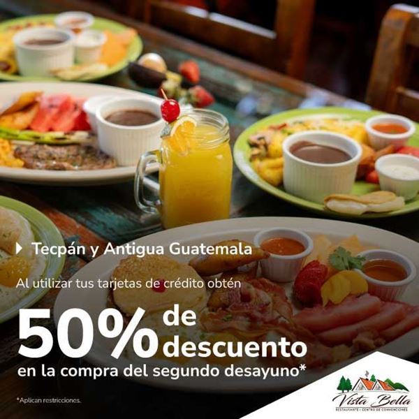 Foto de Vista Bella 50% de descuento en el segundo desayuno.