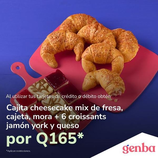 Foto de Cajita cheesecake mix por Q165 en Genba.
