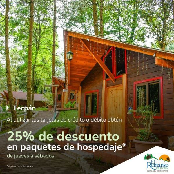 Foto de 25% de descuento en El Remanso de Tecpán