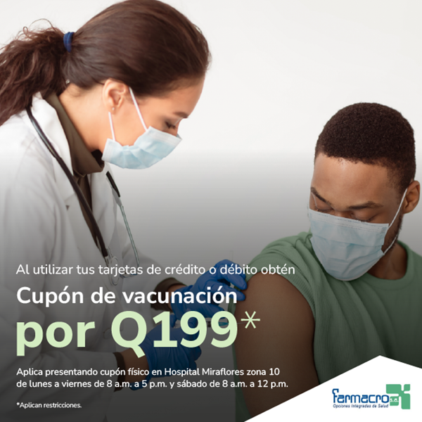 Foto de Cupón de vacunación en FARMACRO