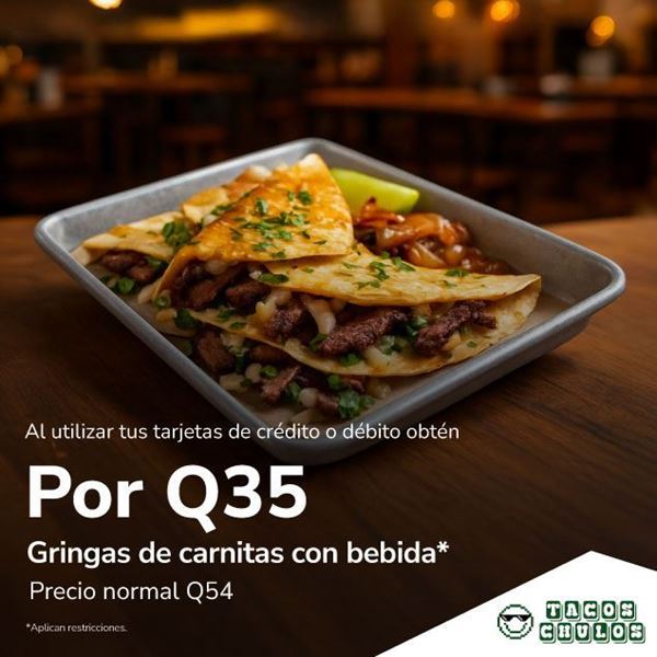 Foto de Tacos Chulos Gringas de Carnitas