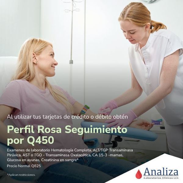 Foto de Analiza Perfil Rosa seguimiento por Q450