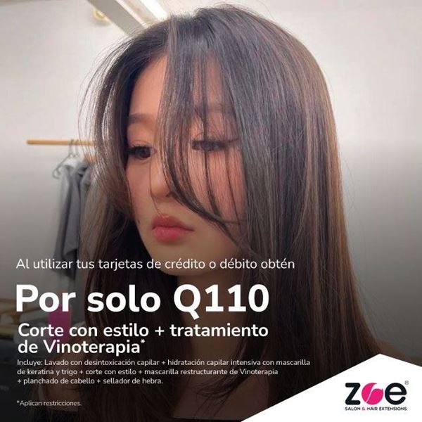 Foto de Corte con estilo + tratamiento de Vinoterapia en ZOE