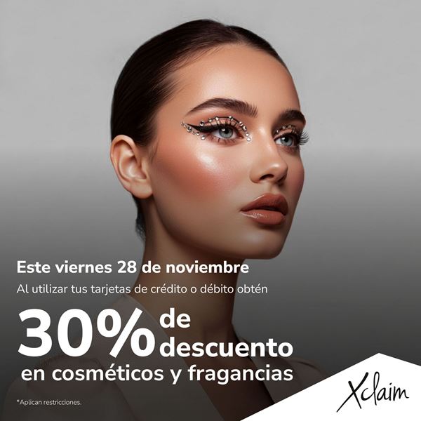 Foto de 30% de descuento en Xclaim 28 noviembre 2025