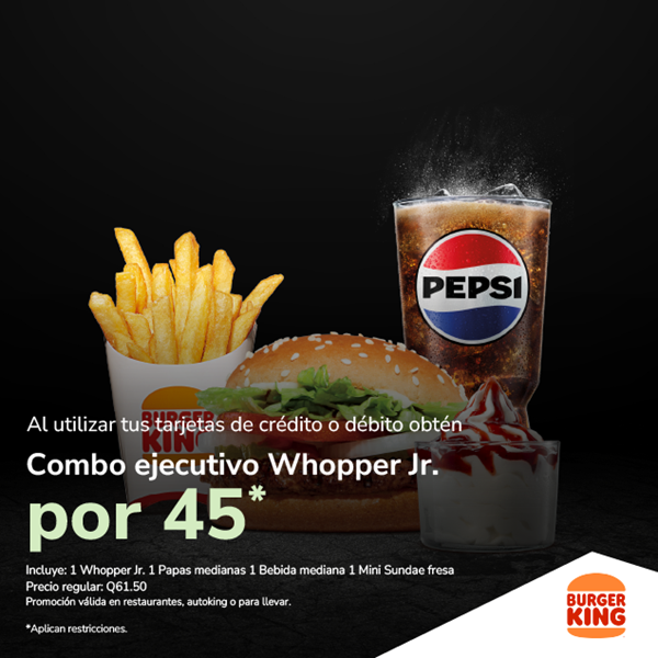 Foto de Combo ejecutivo Whopper Jr. en BURGER KING