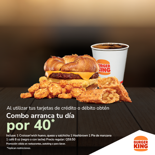 Foto de Combo arranca tu día en BURGER KING