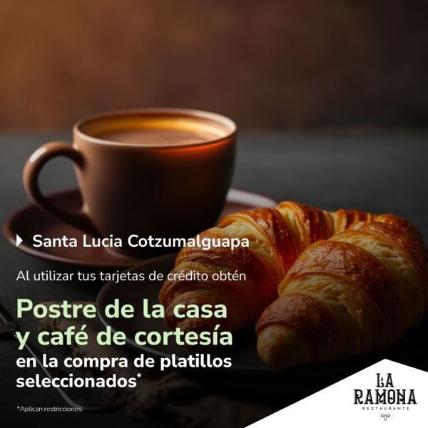 Foto de La Ramona café y postre de la casa de cortesía
