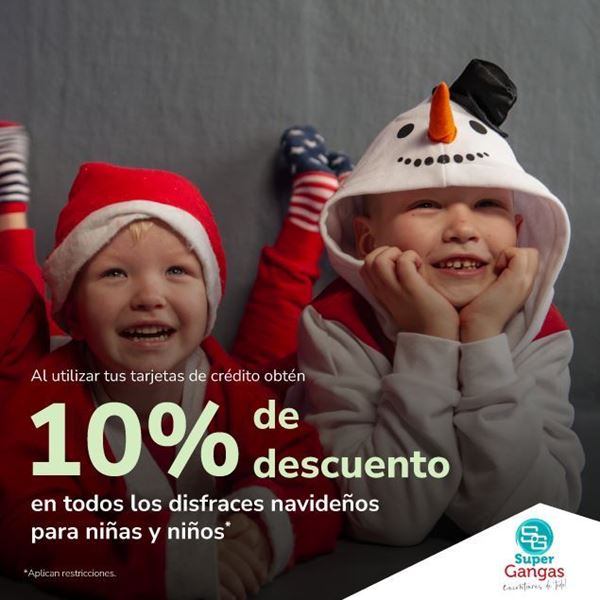 Foto de Super Gangas temporada navideña niños y niñas