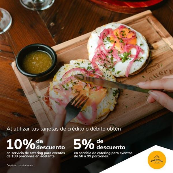 Foto de Taquería la Estación descuento en servicio de catering