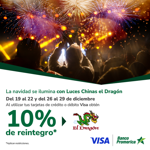 Foto de 10% de reintegro en LUCES EL DRAGÓN