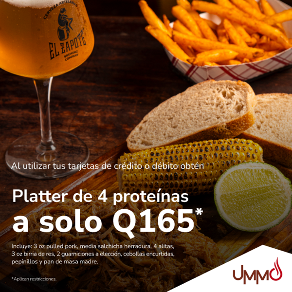 Foto de Platter de 4 proteínas a Q165 en UMMO