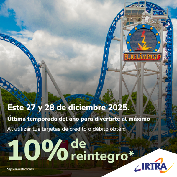 Foto de 10% de reintegro en IRTRA