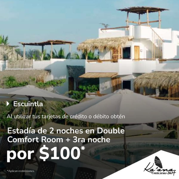 Foto de Hotel Ka´ana Surf el Paredón Estadía de 2 noches en Double Comfort Room