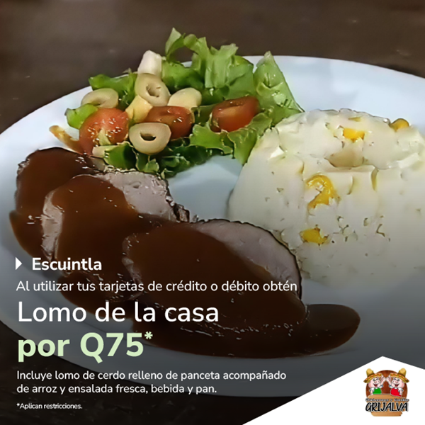 Foto de Chicharrones y Carnitas Grijalva Lomo de la casa por Q75