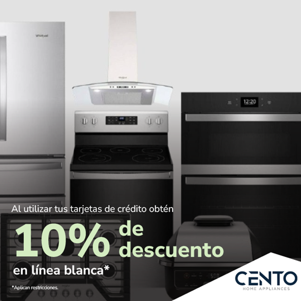 Foto de Cento 10% de descuento en línea blanca