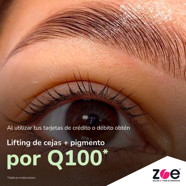 Foto de Lifting de cejas a Q100 en ZOE