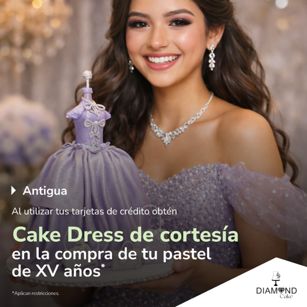 Foto de Cake Dress de cortesía en Diamond Cake