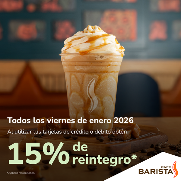 Foto de 15% de reintegro en CAFÉ BARISTA