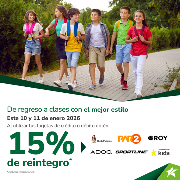 Foto de 15% de reintegro en CALZADO ROY, HUSH PUPPIES, PAR2, ADOC, SPORTLINE Y SPORTLINE KIDS