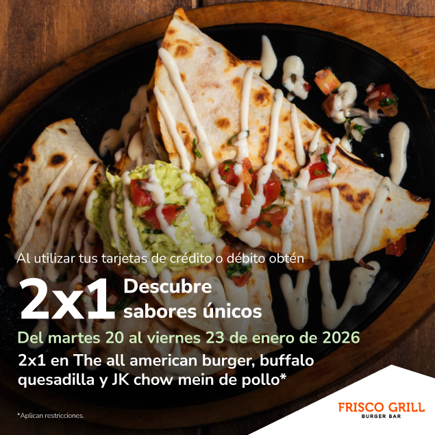 Foto de 2x1 en Frisco Grill