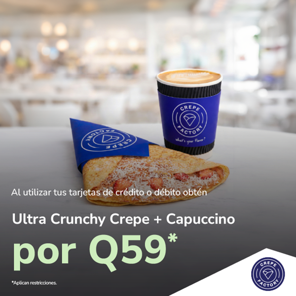 Foto de Crepe Factory Crunchy Crepe por Q59.
