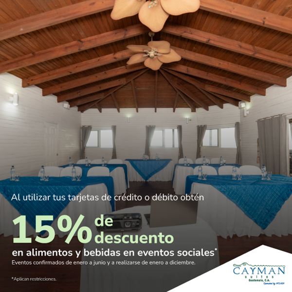 Foto de 15% de descuento en CAYMAN SUITES