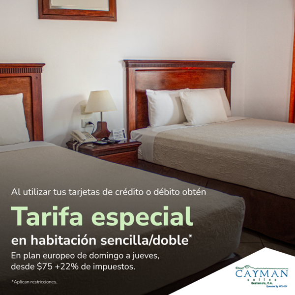 Foto de Tarifa especial en CAYMAN SUITES