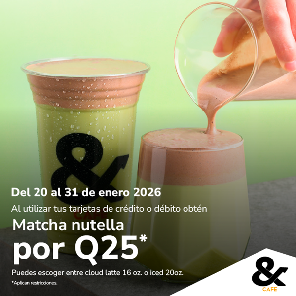 Foto de Matcha Nutella en & CAFÉ