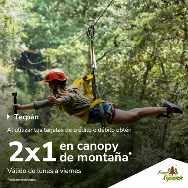 Foto de Paseo Xejasmín 2x1 en canopy