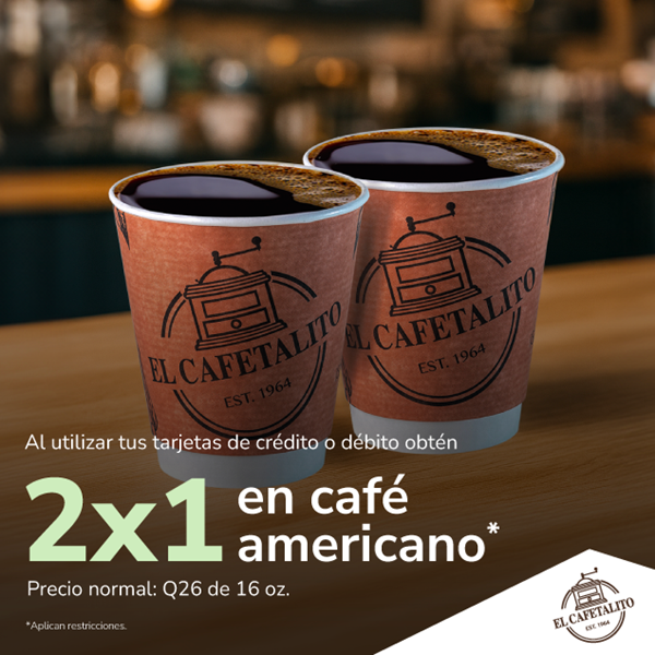 Foto de 2x1 en EL CAFETALITO