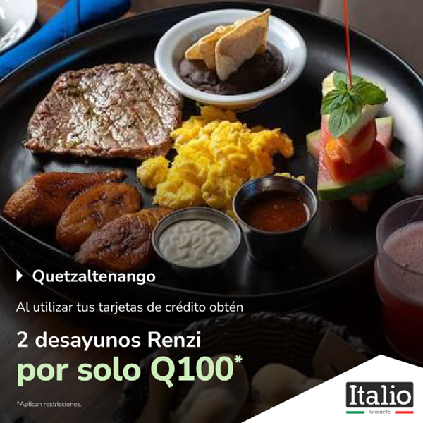 Foto de Italio Restaurante 2 desayunos Renzi por Q100
