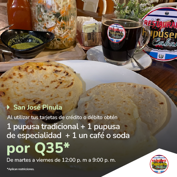 Foto de Restaurante y Pupusería la Cabaña combo por Q35.