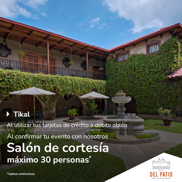 Foto de Hotel Del Patio salón de cortesía.