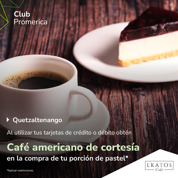 Foto de Por porción de pastel. Capuchino pequeño gratis en LKatos.