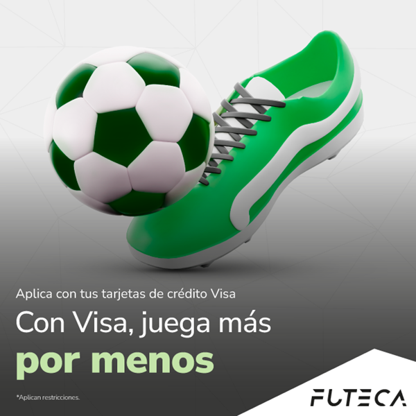 Foto de Al pagar con tus tarjetas Visa en Futeca juega más por menos