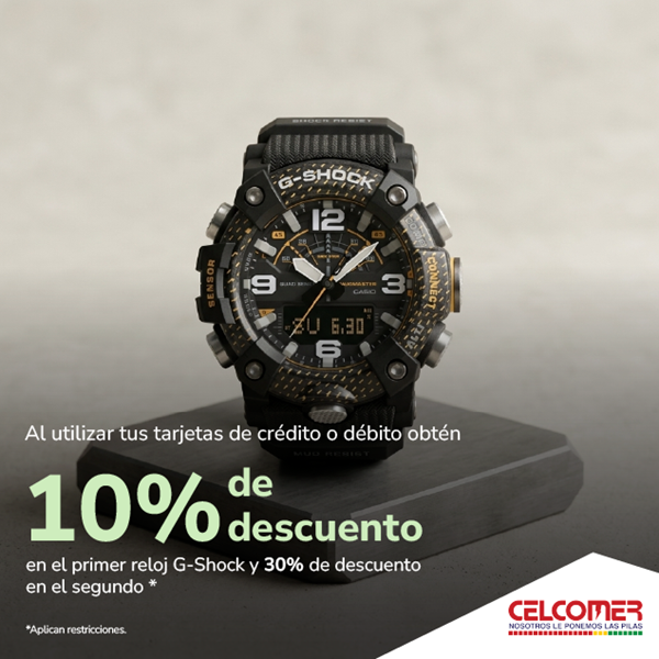 Foto de Celcomer descuento en relojes G-Shock